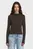 Жіночий коричневий лонгслів Drape jersey