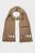 Жіночий бежевий вовняний шарф K ESSENTIAL KNIT SCARF