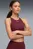 Жіночий бордовий топ PUMA x HYROX SHAPELUXE High Neck Bra Women
