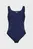 Жіночий темно-синій купальник ISA SWIMSUIT SQUARED BACK