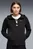 Жіноче чорне худі Evostripe Full-Zip Hoodie Women