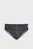 Чоловічі чорні плавки з візерунком RIBBED SWIM BRIEFS