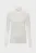 Женский белый шерстяной гольф ROLLNECK