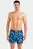 Чоловічі сині плавальні шорти з візерунком WATER PRINTS BEACH SHORT AO