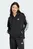 Жіноче чорне худі Essentials 3-Stripes Full-Zip Fleece