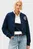 Жіноча темно-синя спортивна кофта VARSITY FLEECE BOMBER