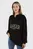 Жіноче чорне поло BOYFRIEND MDN HILFIGER POLO LS