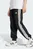Жіночі чорні спортивні штани Essentials 3-Stripes Fleece Loose-Fit