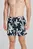 Мужские темно-синие плавательные шорты с узором PALM LEI PRINT SWIM SHORTS