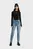 Жіночі сині джинси klj hr tapered pintuck denim