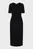 Жіноча чорна сукня JERSEY KNOT MIDI
