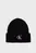 Жіноча чорна шапка THICK EMBROIDERY BEANIE