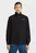 Чоловічий чорний лонгслів Checquard tweeter half zip