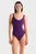 Жіночий фіолетовий купальник NICESENESS SWIMSUIT U BACK