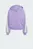 Жіноче бузкове худі ADIDAS KIT 3-STRIPES FULL ZIP