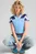 Женская голубая футболка FUTURE.PUMA.ARCHIVE Football Jersey Baby Tee Women