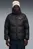 Чоловічий чорний пуховик Hooded Down Puffer Jacket Men