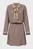 Жіноча бежева сукня з візерунком MONOGRAM PRINT DRESS