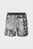 Чоловічі сірі плавальні шорти з візерунком SOCCER-41-UTLT