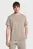 Мужская бежевая футболка EMBOSSED LOGO TEE