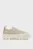 Женские бежевые кожаные сникерсы FLATFORM