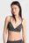 Женский черный топ с узором EMPIRE LOGO TOP TRUE CROP