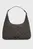 Жіноча темно-сіра сумка з візерунком EMBLEM JACQUARD SHOULDER