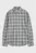 Мужская серая рубашка в клетку FLANNEL