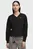 Жіночий чорний світшот Essentials Elevated V-neck Sweatshirt Women