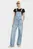 Женский голубой джинсовый комбинезон Straight Leg Dungaree