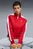 Жіноча червона спортивна кофта T7 ALWAYS ON Short Track Jacket Women