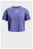 Детская фиолетовая футболка UA CROP SPORTSTYLE LOGO SS