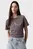 Жіноча сіра футболка CROPPED TEE