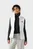 Жіночий білий пуховий жилет