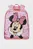 Детский розовый рюкзак с узором MINNIE FLOWER POWER