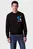Чоловічий чорний світшот LS EU 350TERRY CK BAUHAUS LOGO C
