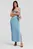 Женское голубое платье KARL CHARM SATIN DRESS
