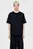 Чорна футболка Y-3 RAW EDGE 3 STRIPES SHORT SLEEVE (унісекс)
