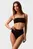 Жіночий чорний ліф від купальника BANDEAU