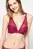 Жіночий бордовий бюстгальтер пуш-ап з трикутною чашкою RUNWAY