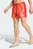 Чоловічі червоні плавальні шорти з візерунком FOOTBALL-INSPIRED GRAPHIC SWIM SHORTS 5 INCH
