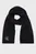 Женский черный шарф MONOGRAM EMBRO SCARF