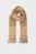 Жіночий бежевий вовняний шарф MONOGRAM WOOL SCARFF