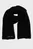 Жіночий чорний шарф TJW LINEAR LOGO TEDDY SCARF
