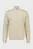 Мужская белая кофта TEXTURED COTTON HALF ZIP