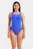 Жіночий синій купальник SWIMSUIT ISA SQUARED BACK C CU