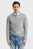 Чоловічий сірий вовняний джемпер SUPERFINE LAMBSWOOL C-NECK