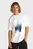 Мужская белая футболка HAZY CITY TEE