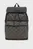Мужской серый рюкзак с узором MIXED EMBLEM AOP FLAP