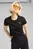 Жіноча чорна футболка WARDROBE Essentials Baby Tee Women